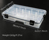 Transparent Plast Fly Fishing Box
