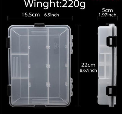 Transparent Plast Fly Fishing Box