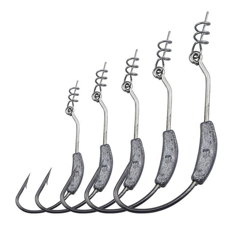 Lead Barbed Crank Hook